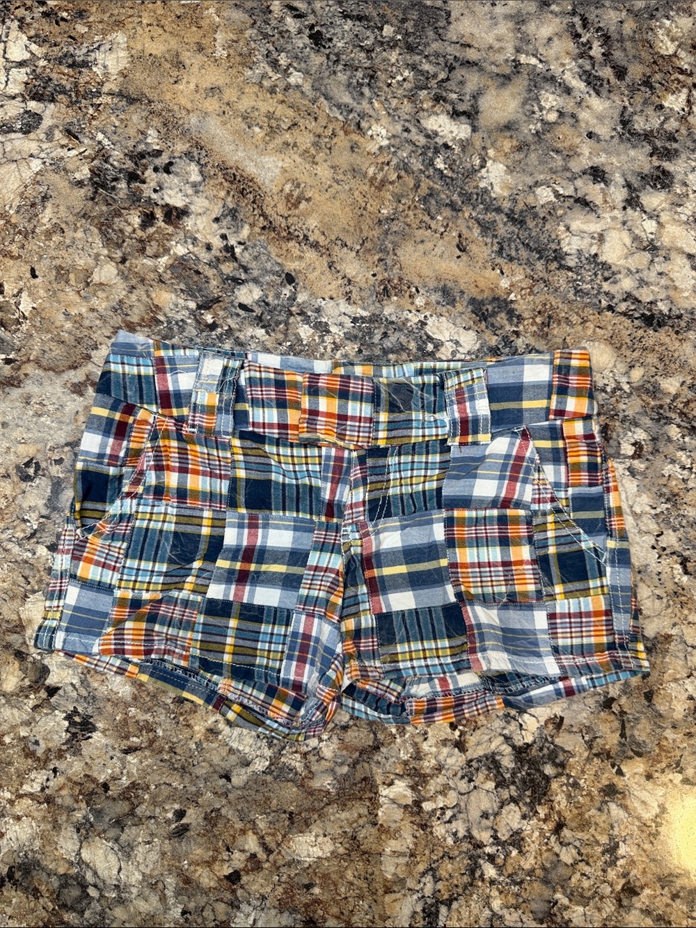 BeBop Multicolor Plaid Cotton Shorts